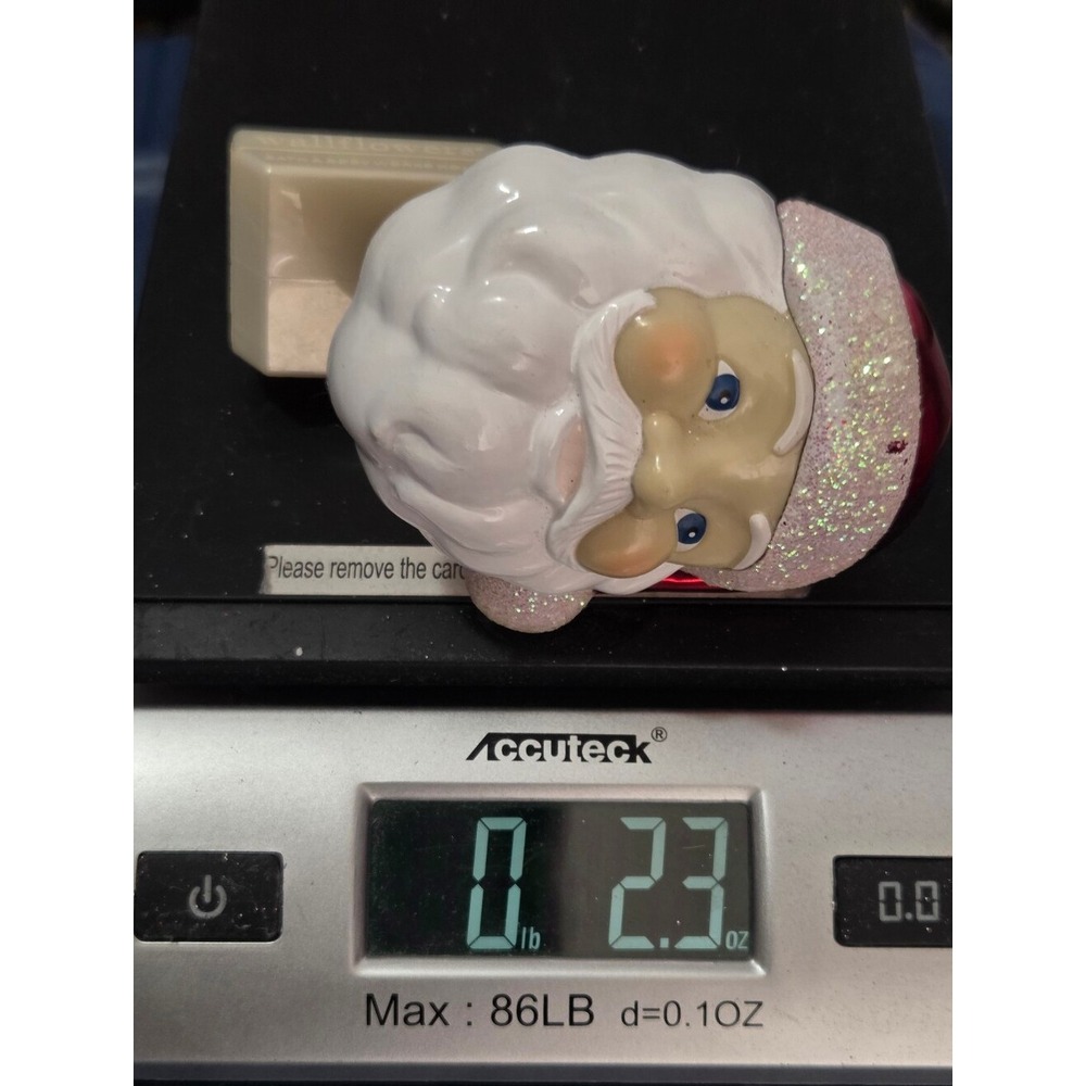 Bath & Body Works Wallflower Plugin Diffuser Santa Claus Head Christmas - Picture 2 of 5